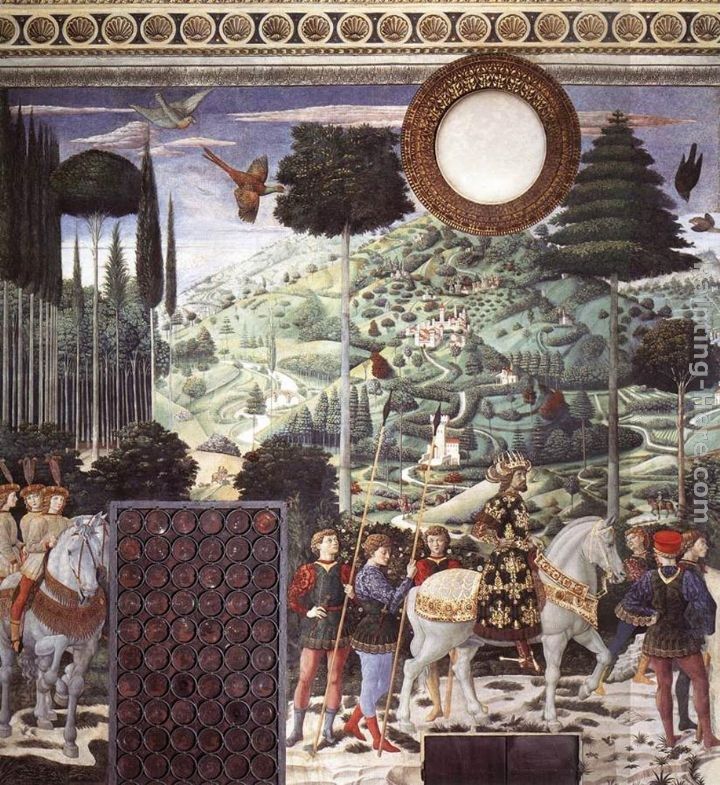 Benozzo di Lese di Sandro Gozzoli Procession of the Middle King (south wall)